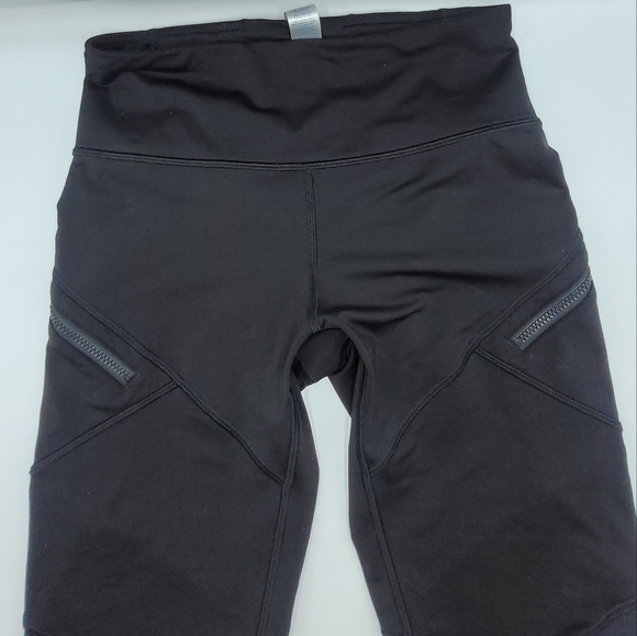 Ivivva by Lululemon BLACK clearly breezy Leggings Size 12 - Picture 6 of 15